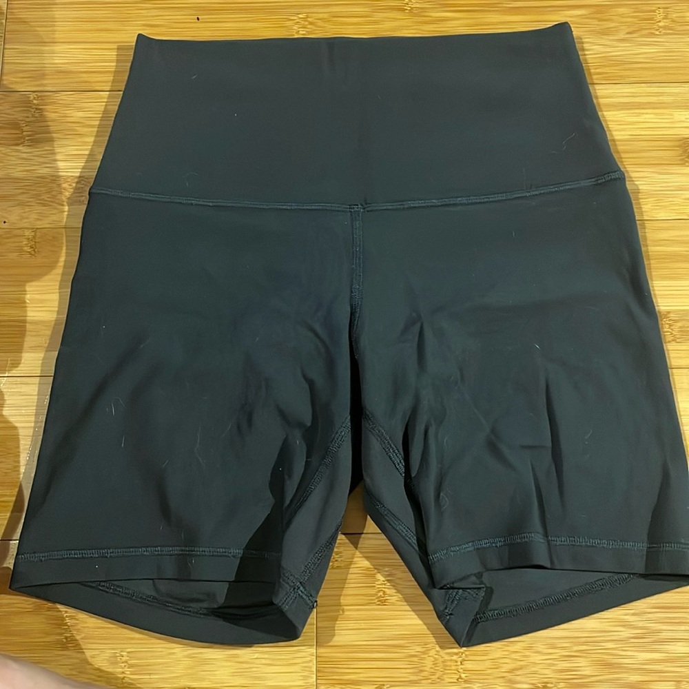 Lululemon Align High Rise 6-inch Biker Shorts Black